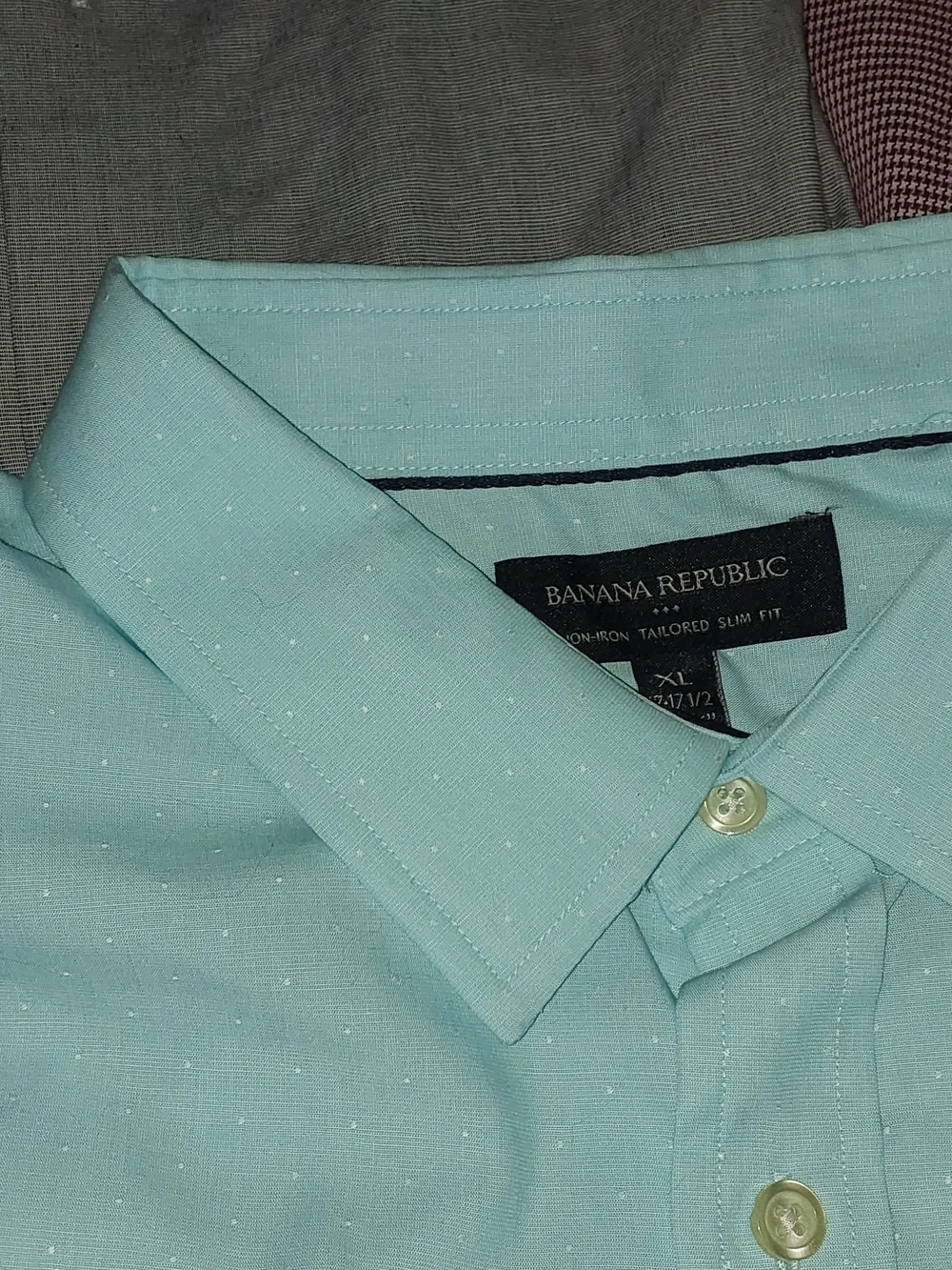 LOT Of 12 Mixed Banana Republic & Chaps, Long Sleeve Button-Down Shirts